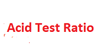 Acid Test Ratio